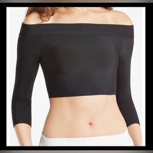 *NWT* BCBGMAXAZRIA “Anja” Crop Top (Black)